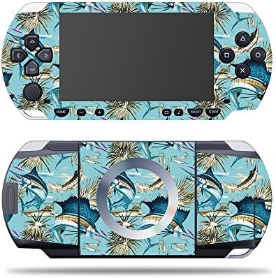 MOINYSKINS Кожа компатибилна со Sony PSP - Остров риба | Заштитна, издржлива и уникатна обвивка за винил декларална обвивка | Лесен за примена,