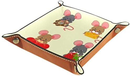 Фамилијарна Кутија За Складирање Глувци Држач За Бонбони Сарафани Организатор За Складирање На Работната Површина Погодно За Патување, 16х16см