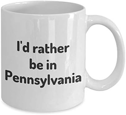 Претпочитам да бидам во Пенсилванија чаша чаша патник соработник пријател пријател за домашни подароци