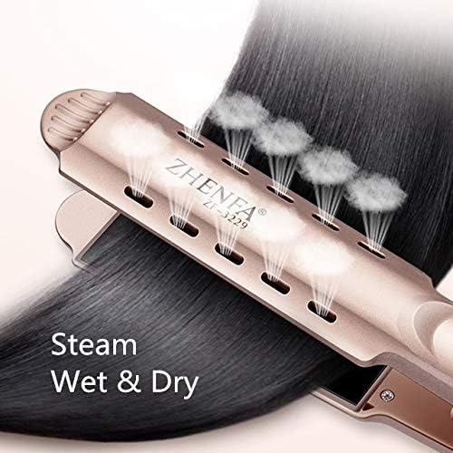 Xunmaifxi PerfectStraigner Praight Hair Streterenter директно навивам влажна и суво двојно-употреба на топлина