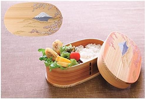 Јапонска Дрвена Кутија За Ручек Бенто Направена Во Јапонија