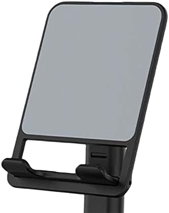 Магидеален преклопен телефонски штанд, прилагодлив за прилагодување на десктоп Телефон за прилагодување на десктоп, лулка, црна