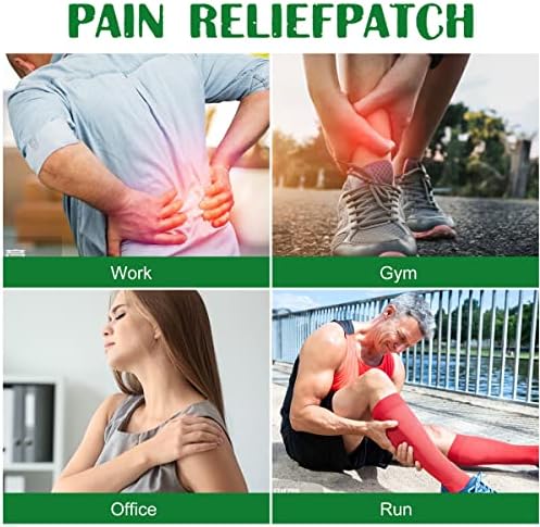 Закрпи на коленото, Ksndurn 16 парчиња парчиња - Затоплување на лепенки за болка во мускулите, болка во зглобовите, артритис