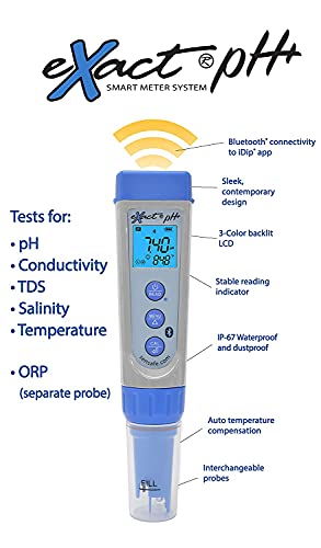 Индустриски системи за тестирање 486301 Точно ® PH+ Мулти -метарски тест комплет pH, TDS, сол, температура