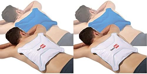 Тера -Мед Повторно користење на мраз за болка во грбот - Двојна температура на ладен гел пакет - Горниот грб и долниот дел на болки
