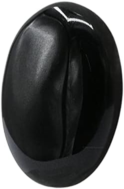 Црн Обсидијан Палм камен - Топла масажа Загрижена камен за балансирање на природно тело чакра, заздравување на Реики и кристална решетка