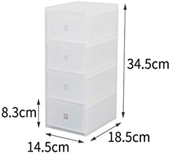 Кутија за складирање повеќеслојна транспарентна завршна обработка на кутија за комбинација за складирање на фиоки за складирање на фиоки HUYP