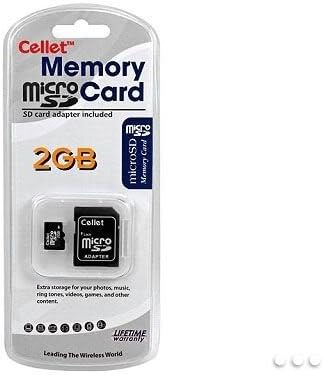 Мобилен 2gb MicroSD За Micromax X450 паметен телефон прилагодено флеш меморија, пренос со голема брзина, приклучок и игра, Со Целосна Големина SD Адаптер.