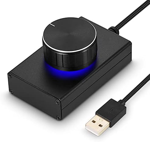 GFDFD 2021 Нов Мини USB Контролер За Јачина На Звук За Звучник На Компјутер Едно Копче Копче За Аудио Контрола Без Загуби Без Загуби