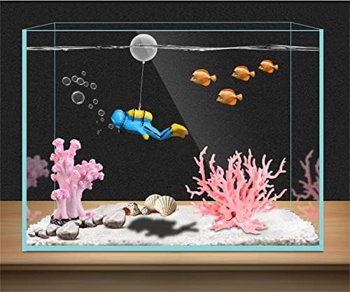 Cute Little Diver Fish Tank Decor, Floating Fish Tank Decor, Fish Tank Accessories Floating Cartoon Lovely Diver Aquarium Decorations Ocean Scene Layout Ornaments