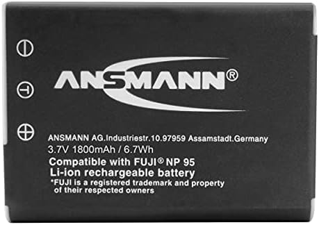 Ansmann 1400-0022 3.7 Volt A-FUJ NP95 1700MAH литиум замена на батеријата за Фуџи