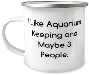Убави подароци за чување на аквариум, ми се допаѓа чување на аквариум и можеби 3 лица, аквариум чуваат 12oz кампер кригла од пријатели, материјали за чување на аквариу?