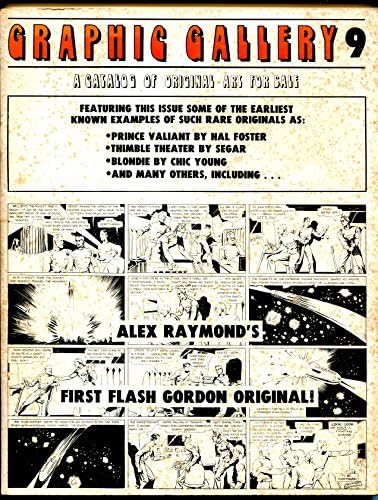 Графичка Галерија каталог #9 1976-оригинална стрип уметност-Сегар-Фразета-Рајтсон-Г