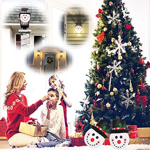 Снежен човек трем светло покритие, Божиќно покритие на отворено, Божиќна празничка декорација за ходор, wallидна ламба, гаражни светла, забавен