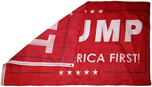 MWS 3x5 3'x5 'Трамп ја чува Америка прво црвено знаме и направи Америка одлична каки бела капа Громити двојно зашиени врвни квалитетни затворени простории на отворено у?