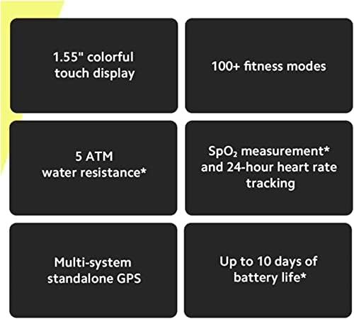 Смешно време на гледање 2 lite 1,55 HD Display GPS Sport SmartWatch Charging Watch Lite 2