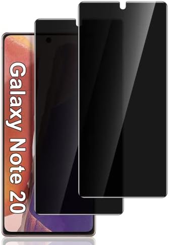 [2 Пакет] За Samsung Galaxy Note 20 Заштитник На Екранот За Приватност, Анти-Шпионски Анти-Ѕиркање Заштитник На Екранот Од Калено Стакло, Пријателски За Случај, Лесна Инсталац?