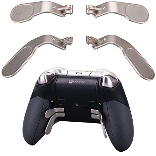9CDEER 4 парчиња заменливи лопатки на задниот дел предизвикуваат делови за замена на метал само за контролорот на елитниот Xbox One