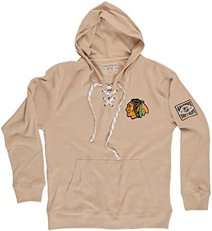 Calhoun NHL Surf & Skate Unisex Loose Fit Waffle Pullover Hoodie - Колекцијата на крајбрежјето