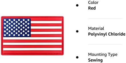 Американско знаме за крпеница, американски воени закрпи Ден на независност Тактички лепенка водоотпорни закрпи што не се исцрпуваат знамиња за ранец капачиња обл?