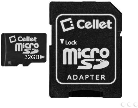 Cellet 32gb Samsung I667 Микро Sdhc Картичката Е Прилагодена Форматирана за дигитално снимање со голема брзина, без загуби! Вклучува Стандарден Сд Адаптер.