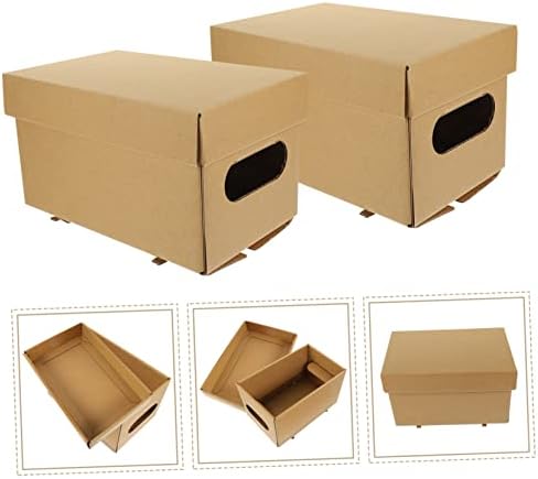 Besportble 4 компјутерски кутии за складирање на кутии за отпадоци Организатор Декоративно складирање корпи за складирање кутии