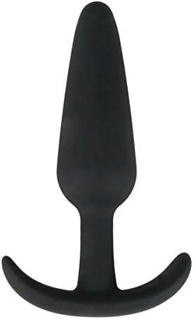 Анална колекција EasyToys - Buttplug за мажи и жени - 10 см / 3,94 инчи - средна - црна задникот -several големини