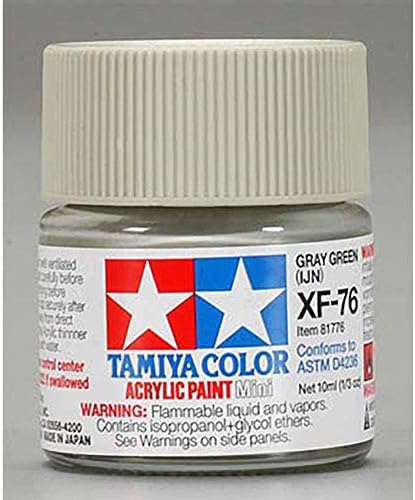 Tamiya America, Inc акрилик мини XF76 Grey/Green, TAM81776