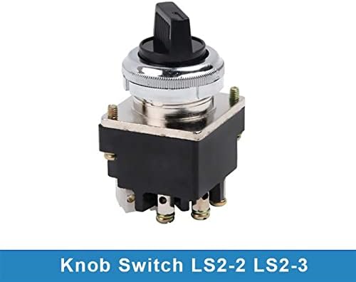 Master Switch Teddo 1PCS 30mm Master Switch LS2-2 LS2-3 CLOB SWITCHY CONTOONY CONTOROLERS CONTROLERS ROTARY SECOTION SWITCH 2/3 GEARS