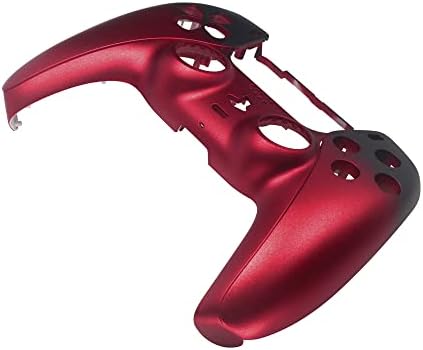 PS5 Контролер на игри Заменска обвивка за заштитна обвивка за покривање на кожата за PS5 конзола рачка предна куќичка градиент црвена црвена боја