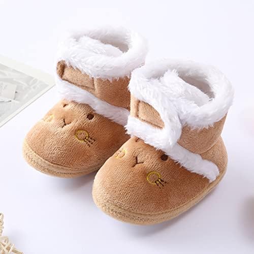 Бебе момче чевли Бебе девојки за новороденчиња затоплување меки момчиња чизми за мали чевли за снежни чевли за бебиња за момчиња