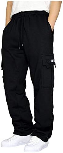 Егмода машка џогер џемпер со џебови, мажи обични панталони тенок карго панталони атлетски панталони со џемпери долги панталони