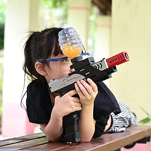Електричен пиштол за играчки со топка, користи куршуми со вода за монистра за борбени игри на отворено, на возраст од 14 години+