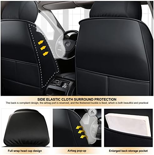 Обновите на седиштето за автомобили на Yajomi се вклопуваат за GMC Proboy 1999-2009 со водоотпорни капаци за перница што не