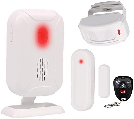 Комплет за аларм за сензори за движење Менгшен, систем за аларм за безбедност на домот вклучува 1 сензор за контакт, 1 сензор за