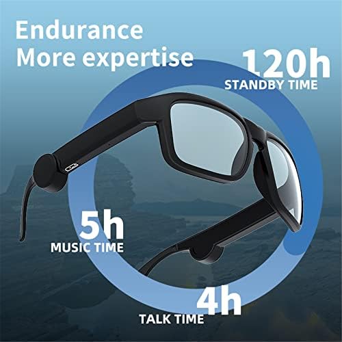 Bluetooth Очила Паметни Очила За Мажи, Рака Слободен Телефон &засилувач; Пушти Музика, 5h Време На Батеријата, Анти-сини Очила Bluetooth Очила За Сонце Технолошки Подароци За ?