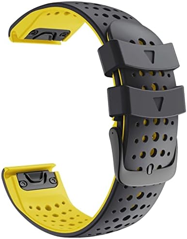 Kdegk 22mm Часовник За Garmin Ferrunner 945 935 Феникс 5 5Plus Феникс 6 Про Силиконски Паметен Часовник Бенд Брзо Ослободување Нараквица