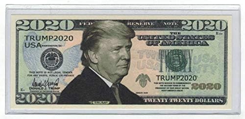 Универзален Афект-Многу 10-Трамп 2020 Реизбор За Претседателски Долар-Секоја Сметка Доаѓа Во Луксузен Полу-Ригиден Носител На Валута-Направен Во САД