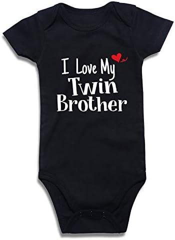 ДЕФАН Смешни Близнаци Бебешки Боди Момчиња Девојчиња Ромпери 2 Спакувајте Облека Што Одговара На Близнаци Облека За Новороденче
