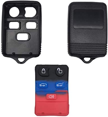 Далечински клуч за школка FOB е погодна за избрани возила Ford и Lincoln со FCC ID заштита CWTWB1U551 5 копчиња Копчиња за влез без клуч за замена на автомобилот