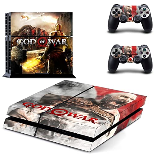 За PS4 Нормално - Game God Најдоброто од војната PS4 - PS5 Конзола и контролори на кожата, винил кожа за PlayStation New DUC -70