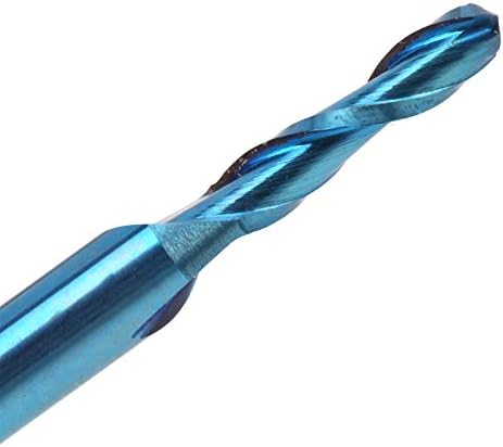 Секач за топка, тврд материјал од челик од волфрам, нано сино обложување, секач за мелење без баговите Спирала балноза секач за дупчење