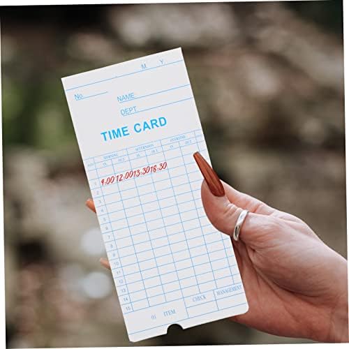 Универзална хартија Tofficu 100pcs TimeCard