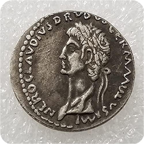 Антички Римски Љубители На Криптоварентност Реплика Со Заштитни Ракави Сребрени Монети Занаети