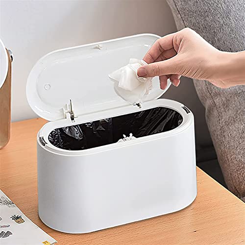 Zukeeljt Moni Mini Trash конзерва со капаче мала ѓубре може ситни пластични отпадоци за отпадоци од отпадоци за отпадоци за кујна за бања за кујна