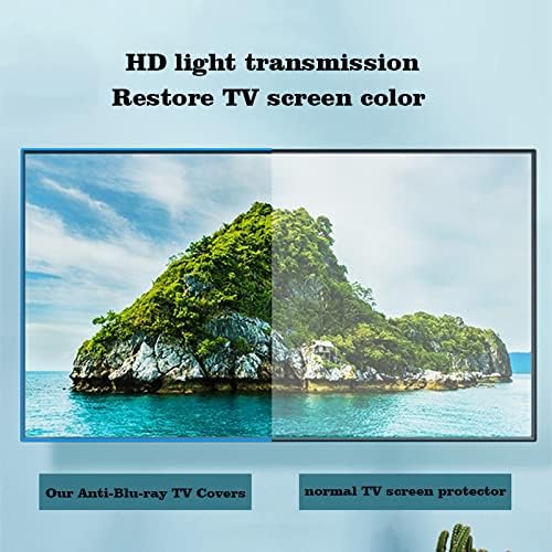 Филм за заштита на ТВ -екран од 32-75 инчи - Филтер за анти -сина светлина на отворено/затворено анти -сина светлина Заштитете ги очите