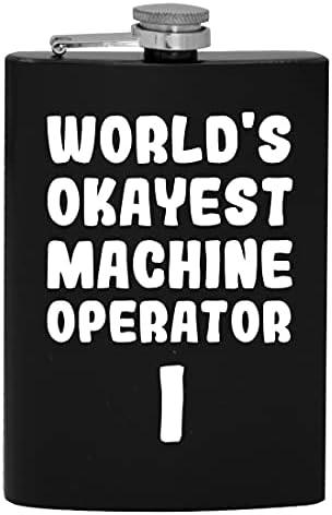 Најубавиот Машински Оператор на Светот јас-8оз Колк Пиење Алкохол Колба