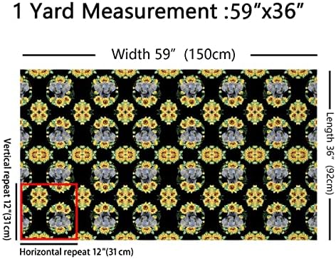 Fabзебридална Ткаенина За Тапацир На Слонови, Жолта Сончогледова Ткаенина покрај Дворот, Африканска Декоративна Ткаенина Од Животни Од Сафари, Цветна Ткаенина Од З?