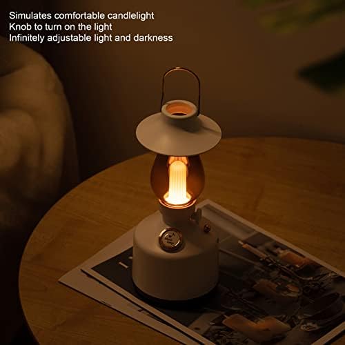 Ретро Bluetooth звучници со LED светла, гроздобер музички кревети за ламби рачен Bluetooth звучник со затемнет ефект на осветлување на амбиентално