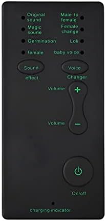 DLOETT Мини Звучна Картичка Преносни Звучни Ефекти Машина За Менување Глас Уред Аудио Картичка За Пренос Во Живо Онлајн Разговор Пеење